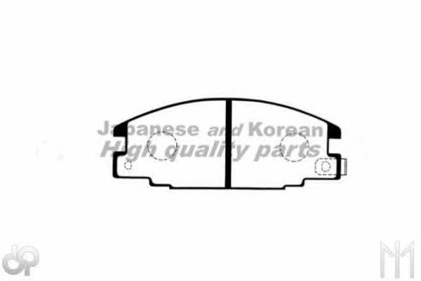 Ashuki 1080-4009 Brake Pad Set, disc brake 10804009