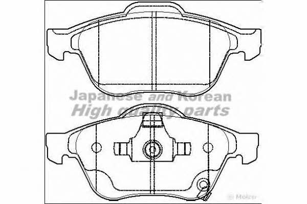Ashuki 1080-5112 Brake Pad Set, disc brake 10805112