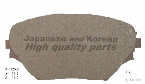 Ashuki 1080-5902 Brake Pad Set, disc brake 10805902