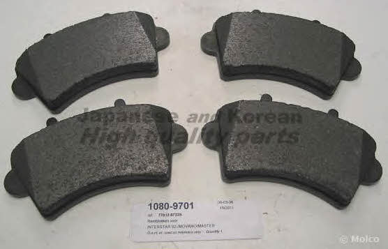 Ashuki 1080-9701 Brake Pad Set, disc brake 10809701