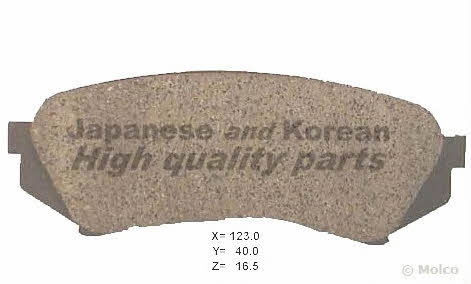 Ashuki 1083-2202 Brake Pad Set, disc brake 10832202