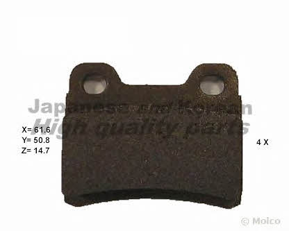 Ashuki 1083-3030 Brake Pad Set, disc brake 10833030