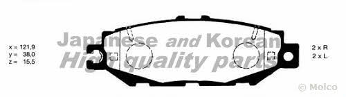 Ashuki 1083-4102 Brake Pad Set, disc brake 10834102