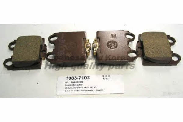 Ashuki 1083-7102 Brake Pad Set, disc brake 10837102
