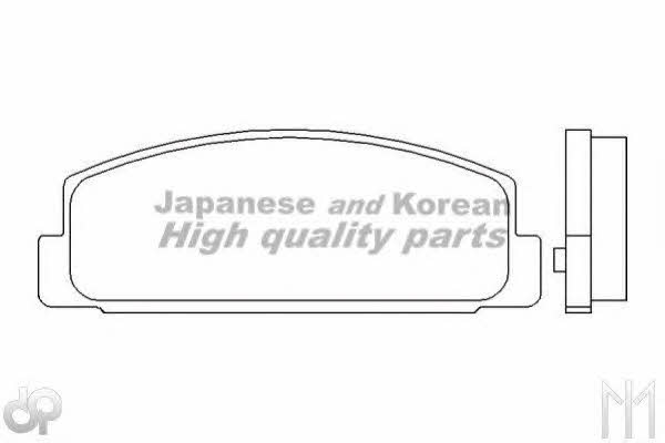 Ashuki M200-03 Brake Pad Set, disc brake M20003