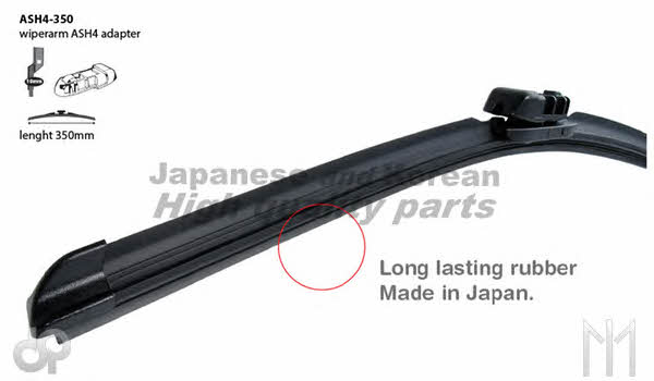 Ashuki ASH4-350 Set of framed wiper blades 600/350 ASH4350