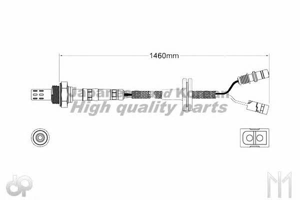 Ashuki 9200-46080 Lambda sensor 920046080