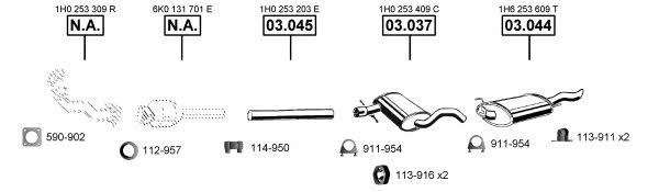 VA031905 Asmet Exhaust system