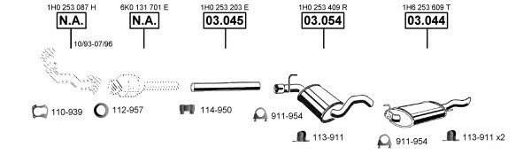 VA031925 Asmet Exhaust system