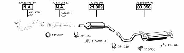 VA032415 Asmet Exhaust system