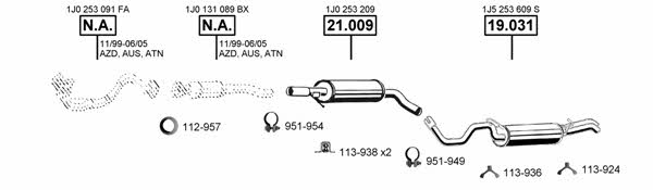 VA032625 Asmet Exhaust system