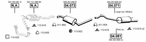 VA038670 Asmet Exhaust system
