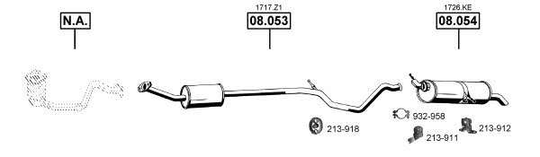 CI090950 Asmet Exhaust system