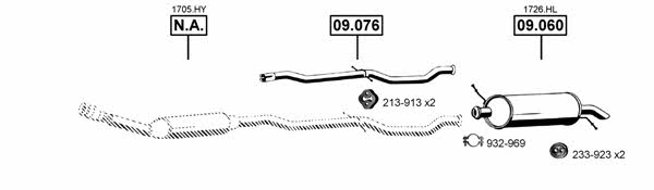 CI091000 Asmet Exhaust system