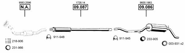 CI091200 Asmet Exhaust system