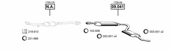CI091540 Asmet Exhaust system