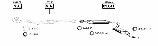 CI091590 Asmet Exhaust system