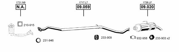  CI091810 Exhaust system CI091810