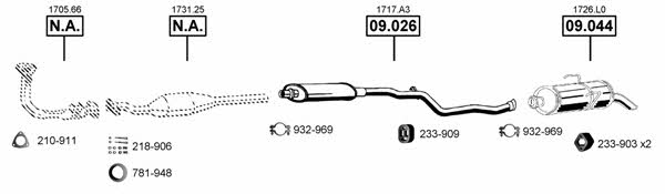 CI091830 Asmet Exhaust system