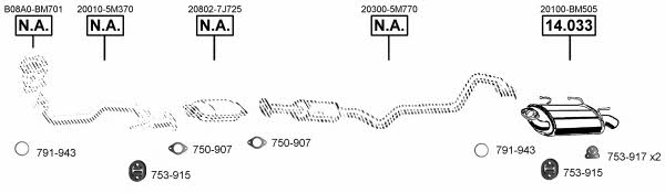 NI140150 Asmet Exhaust system