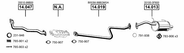 NI140825 Asmet Exhaust system