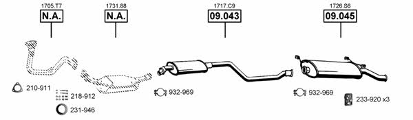 CI092400 Asmet Exhaust system