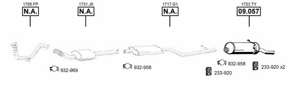 CI092700 Asmet Exhaust system