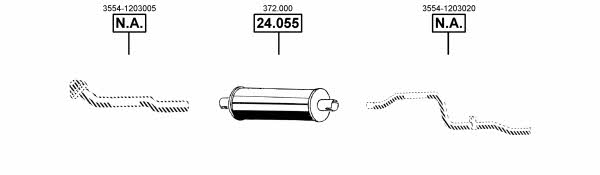 DE242455 Asmet Exhaust system
