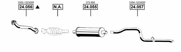 DE242505 Asmet Exhaust system