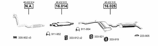FI160200 Asmet Exhaust system