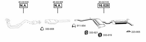 FI160300 Asmet Exhaust system