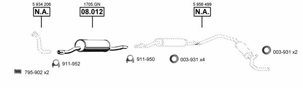FI160900 Asmet Exhaust system
