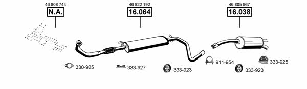 FI163015 Asmet Exhaust system