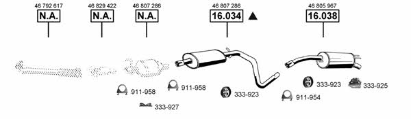 FI163035 Asmet Exhaust system