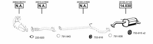NI140920 Asmet Exhaust system
