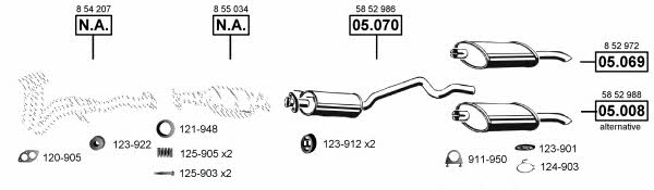 OP050610 Asmet Exhaust system