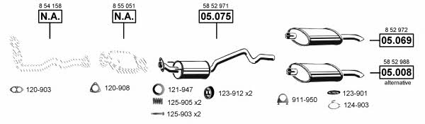OP050660 Asmet Exhaust system
