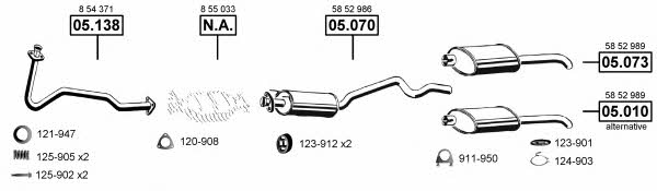 OP050730 Asmet Exhaust system