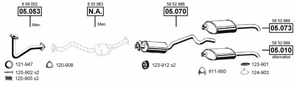 OP050745 Asmet Exhaust system