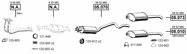 OP050755 Asmet Exhaust system