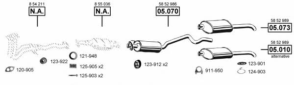 OP050780 Asmet Exhaust system