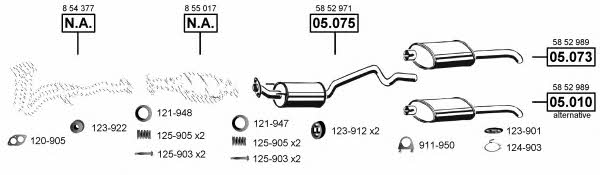 OP050790 Asmet Exhaust system