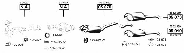 OP050800 Asmet Exhaust system