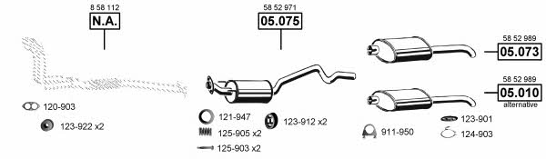OP050810 Asmet Exhaust system
