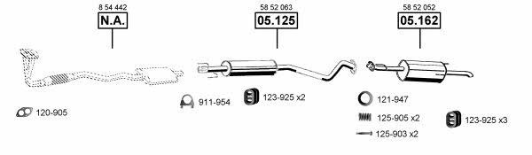 OP051450 Asmet Exhaust system
