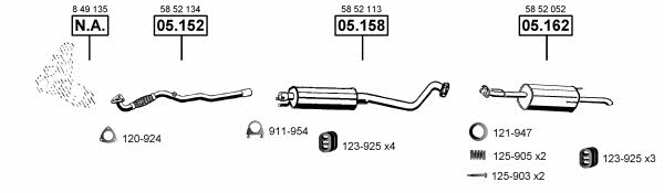 OP051475 Asmet Exhaust system