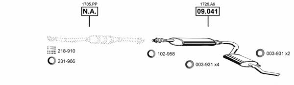 PE080120 Asmet Exhaust system