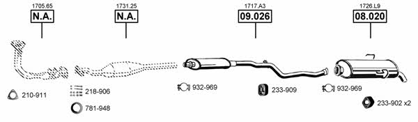 PE080980 Asmet Exhaust system