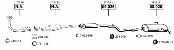 PE081055 Asmet Exhaust system