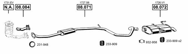 PE081750 Asmet Exhaust system